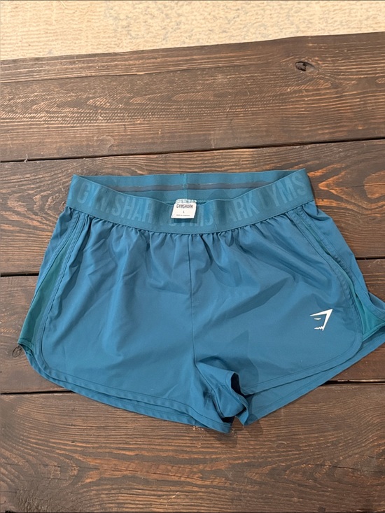 Gymshark Pants - Gymshark Teal Loose Fit Training Shorts Women's Athletic Running Shorts